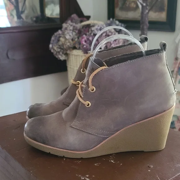 Sperry Top siders wedges booties leather - Picture 3 of 9